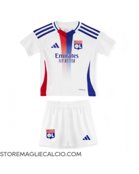 Olympique Lyonnais Maglia Gara Casa Repliche 2024-25 Bambino